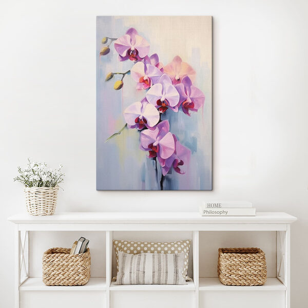 Peinture de fleurs violettes Peinture de fleurs violettes