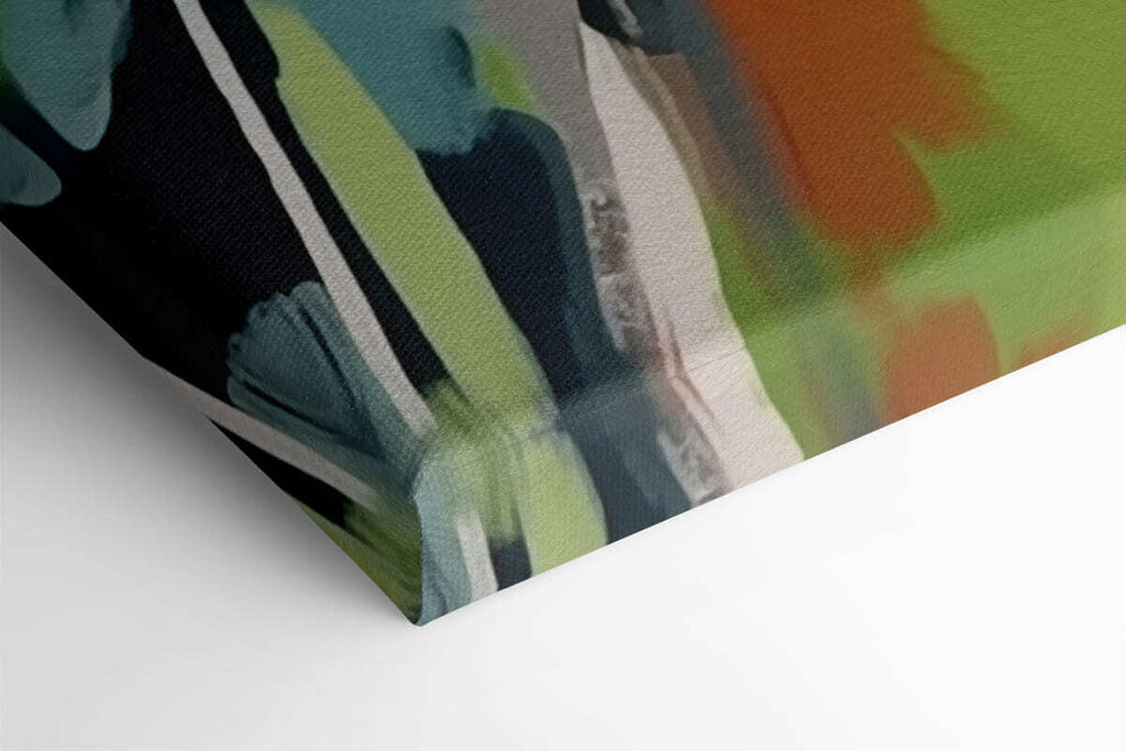 Colorful bird with black beak Colorful bird with black beak