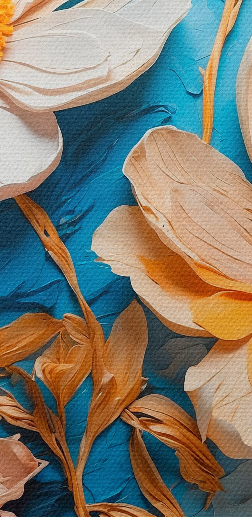 Superbe composition florale aux teintes éclatantes