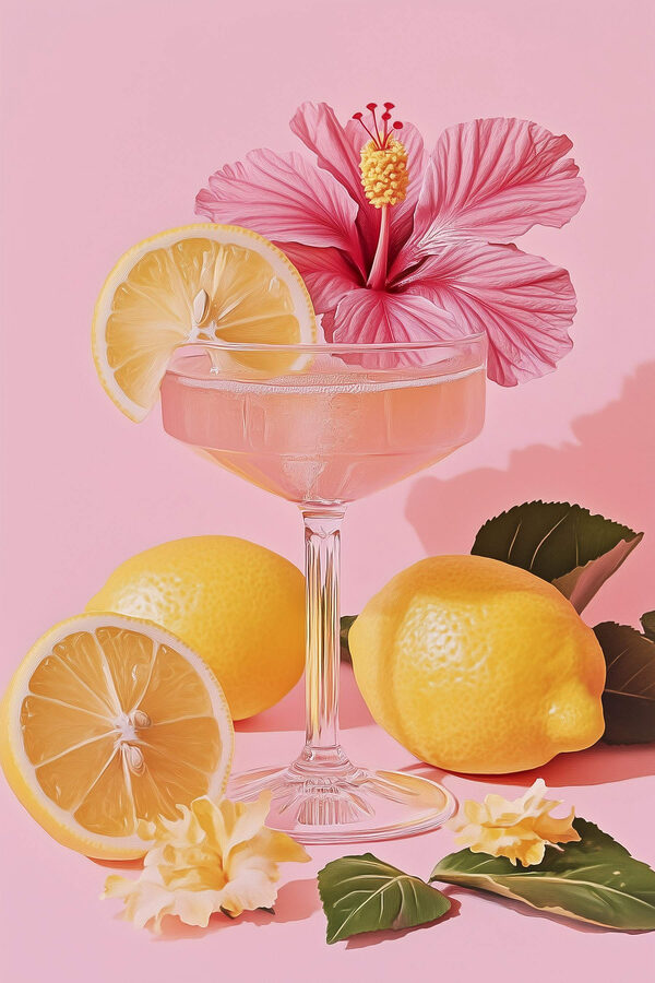 Verre avec un verre et des citrons Verre avec un verre et des citrons