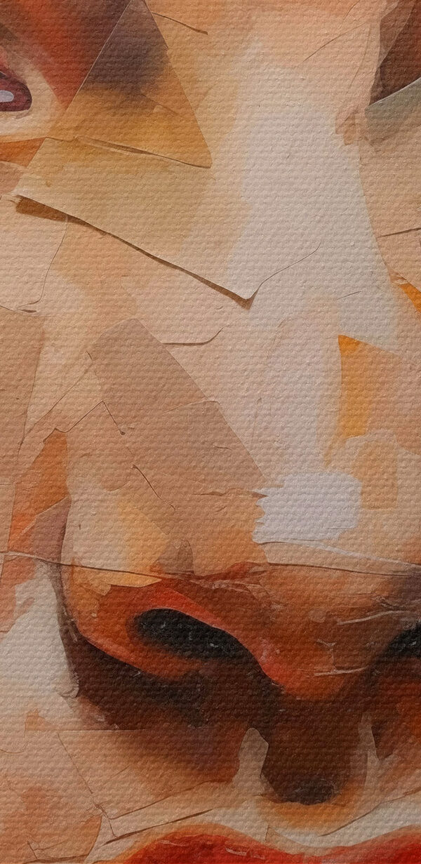 Peinture d'un visage de femme Peinture d'un visage de femme