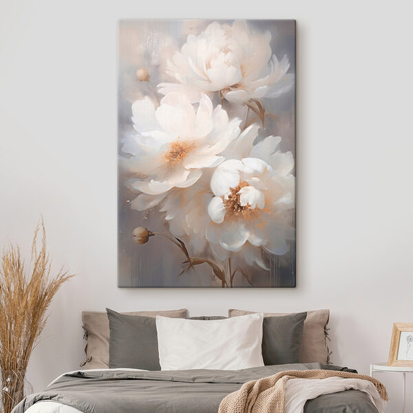 Peinture de fleurs blanches Peinture de fleurs blanches