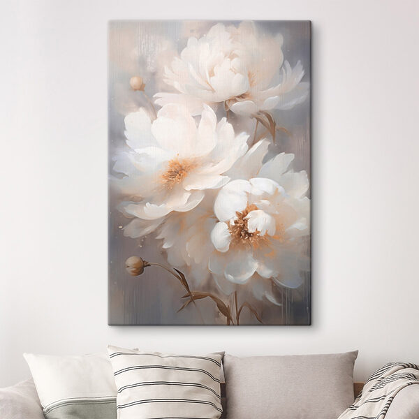 Peinture de fleurs blanches Peinture de fleurs blanches