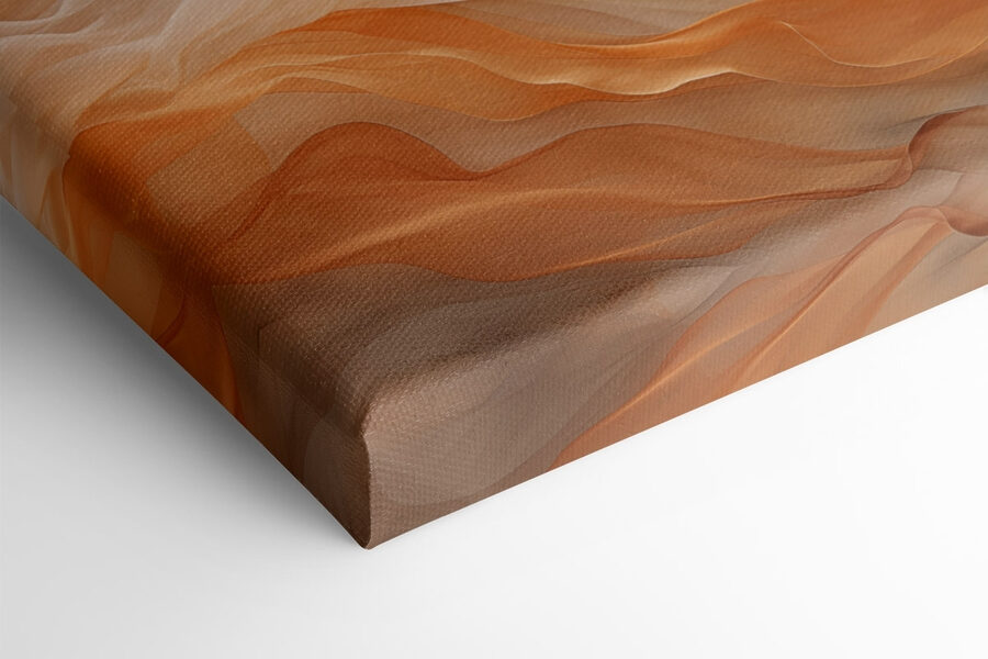 Des vagues douces de tissu fluide