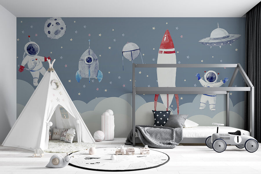 Papier peint Navettes spatiales et fusées dans le ciel – Image 9