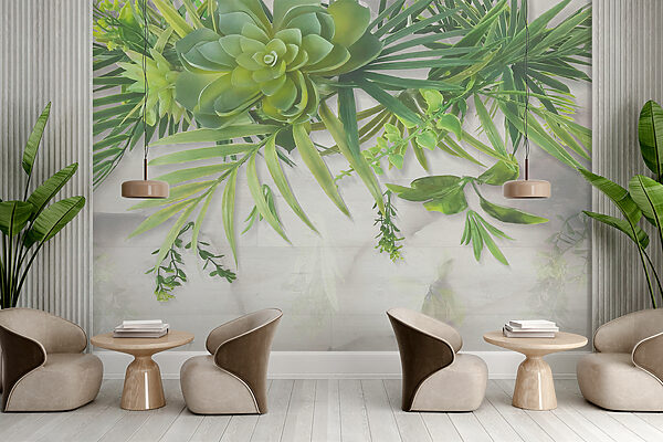 Plante verte avec feuilles Plante verte avec feuilles