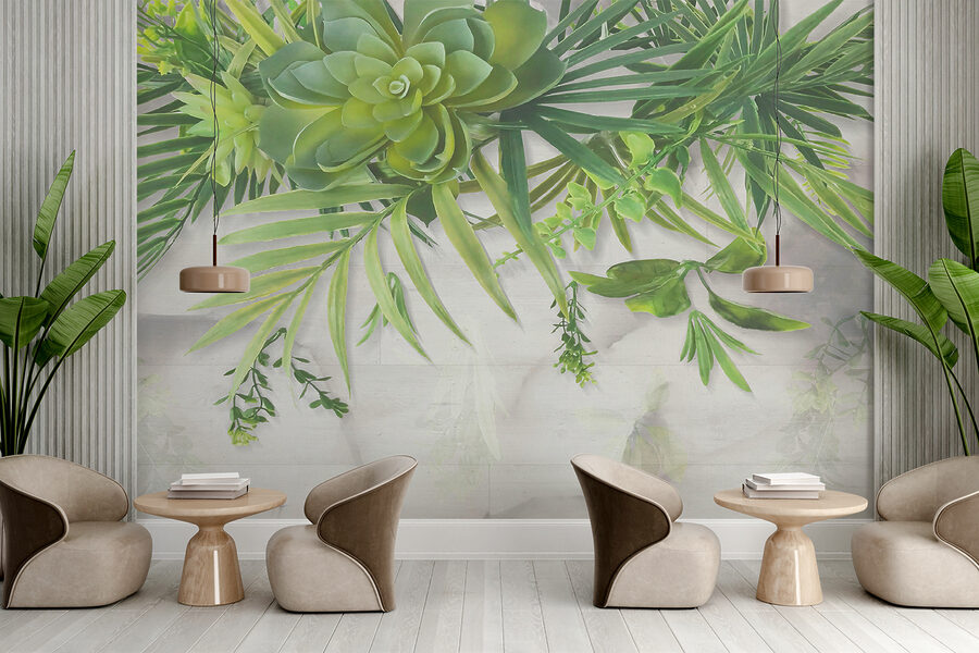 Plante verte avec feuilles