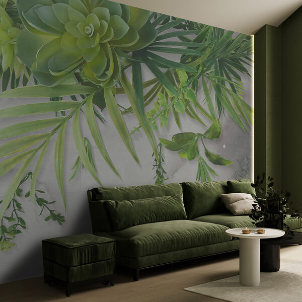 Plante verte avec feuilles Plante verte avec feuilles