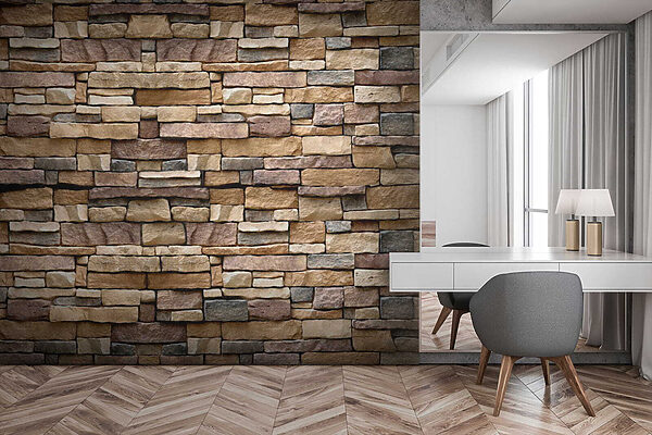 Mur de pierres texturées en plusieurs couches. Mur de pierres texturées en plusieurs couches.