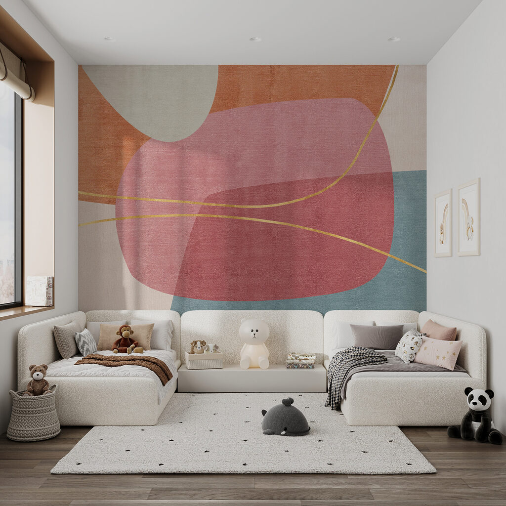 Abstract harmony in soft, pastel hues Abstract harmony in soft, pastel hues