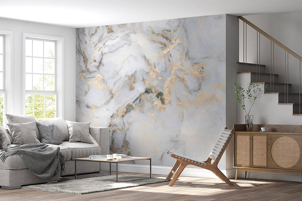 Elegant marble with metallic veins Elegant marble with metallic veins