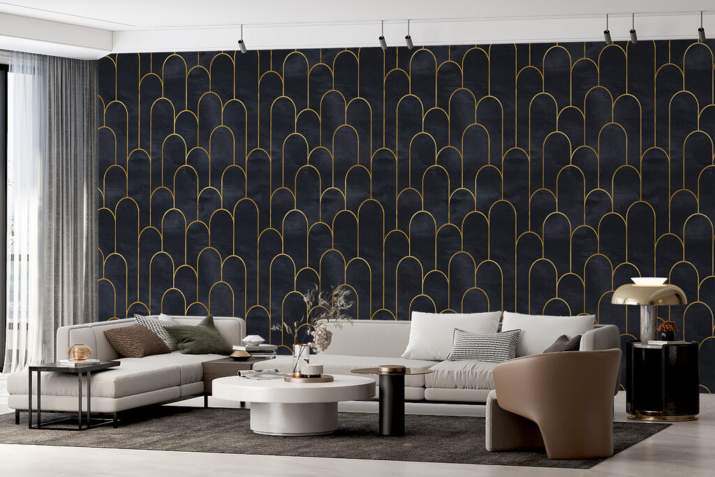 Elegant Arches in Midnight Hue