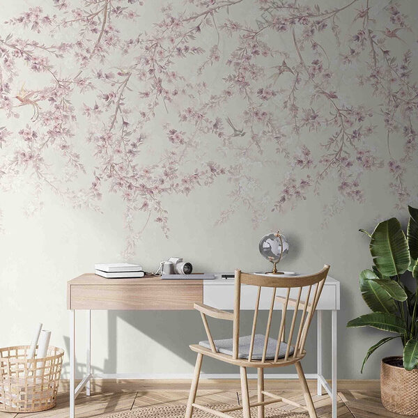 Peinture d'oiseaux sur une branche d'arbre Peinture d'oiseaux sur une branche d'arbre