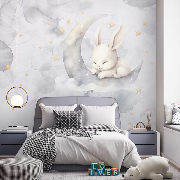 Un lapin sur la lune Un lapin sur la lune