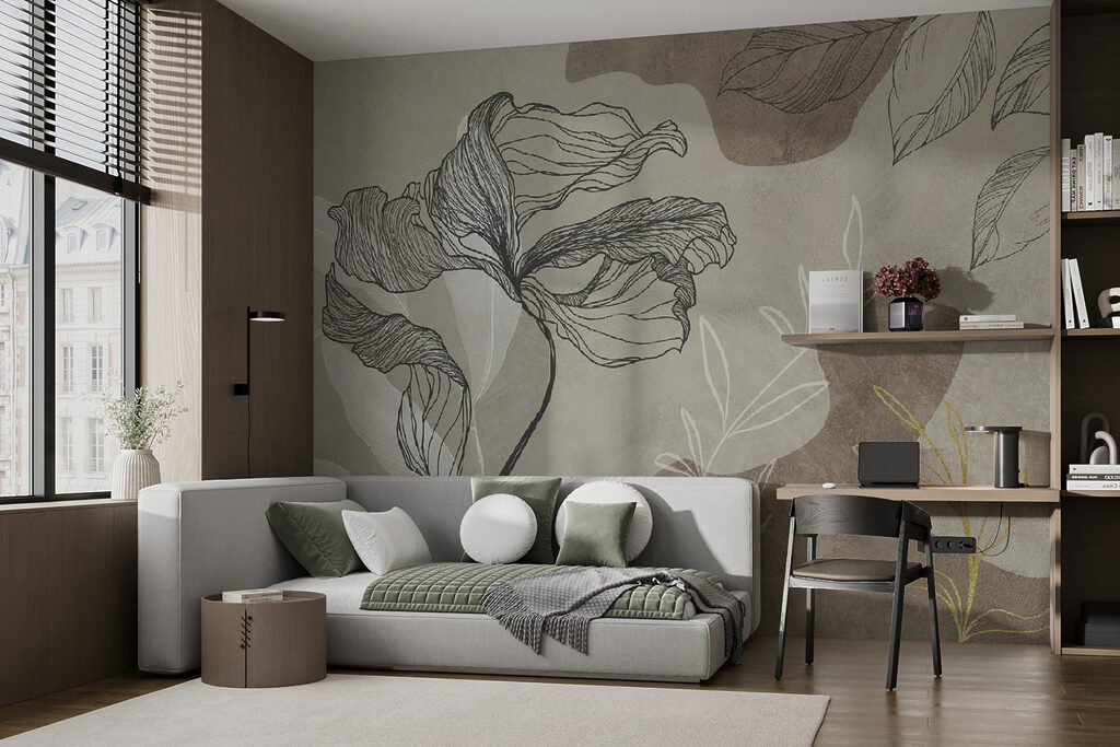 Drawing of a flower Drawing of a flower