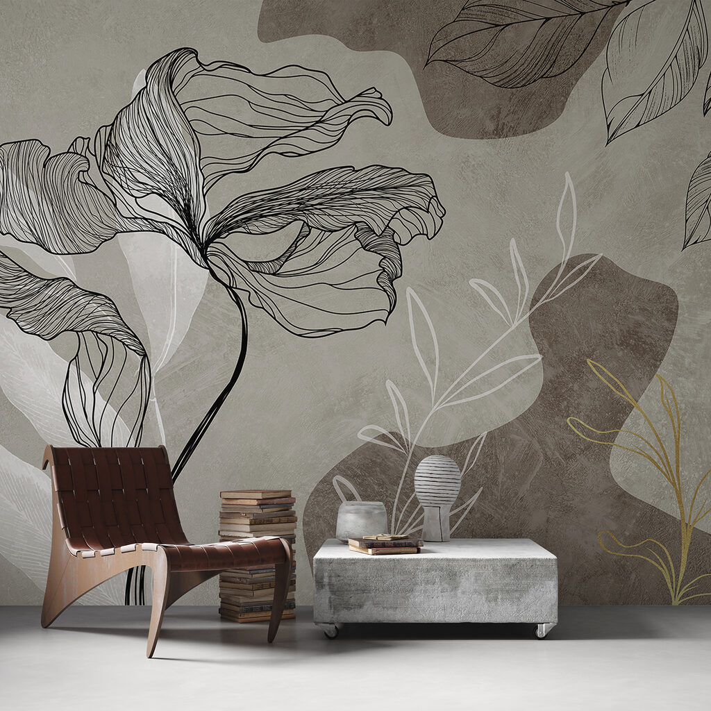 Drawing of a flower Drawing of a flower