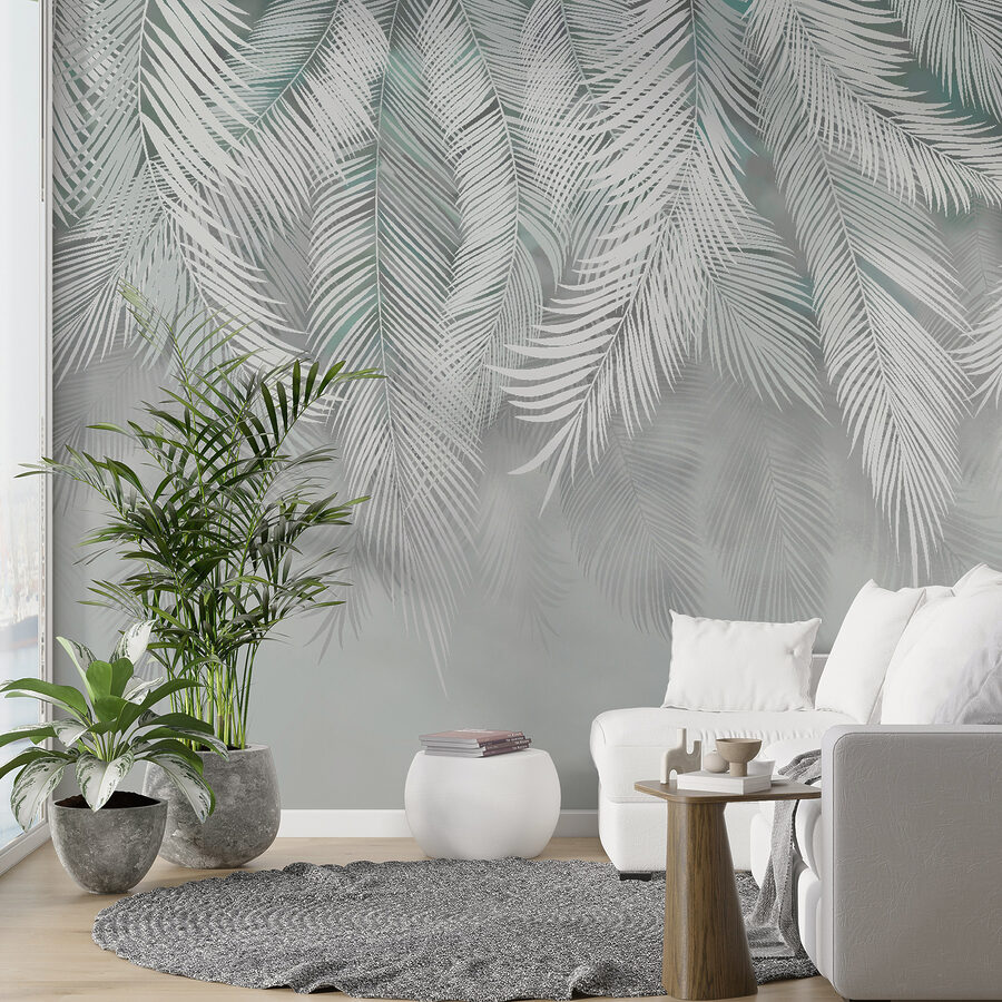 Feuilles blanches sur fond blanc Feuilles blanches sur fond blanc
