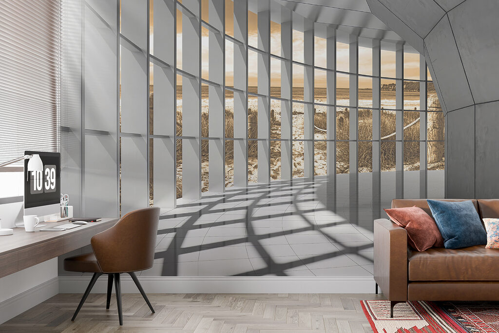 Large room with windows Large room with windows