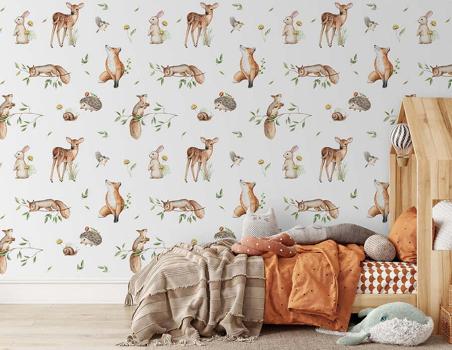 Un modèle d'animaux et de plantes