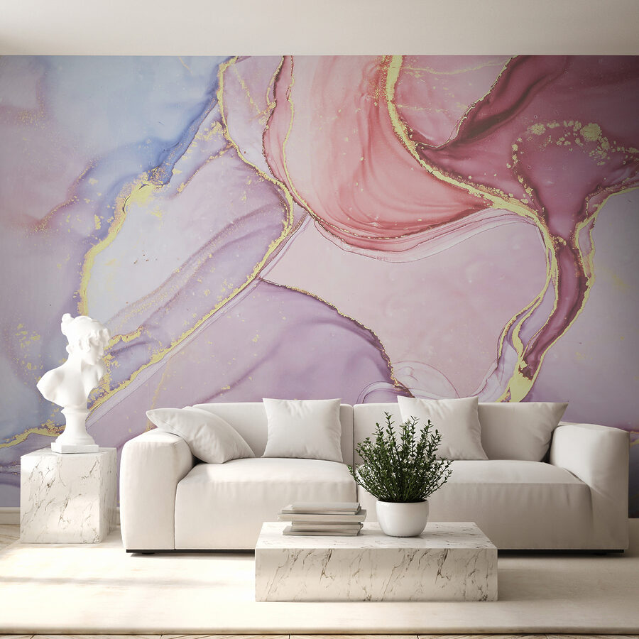 Papier peint Tourbillons pastel et textures fluides. – Image 3