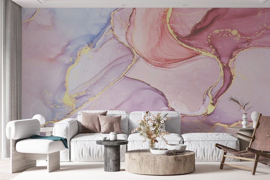 Papier peint Tourbillons pastel et textures fluides. – Image 4