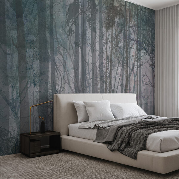 Group of trees in a forest Group of trees in a forest