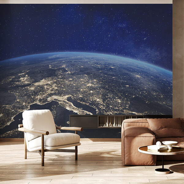 Vue de la terre depuis l'espace Vue de la terre depuis l'espace