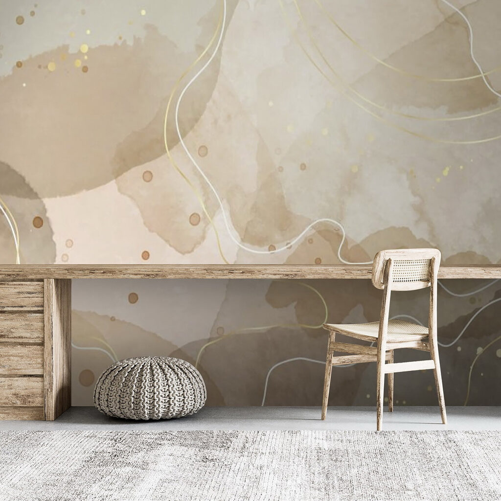 Warm abstract tones and gentle lines