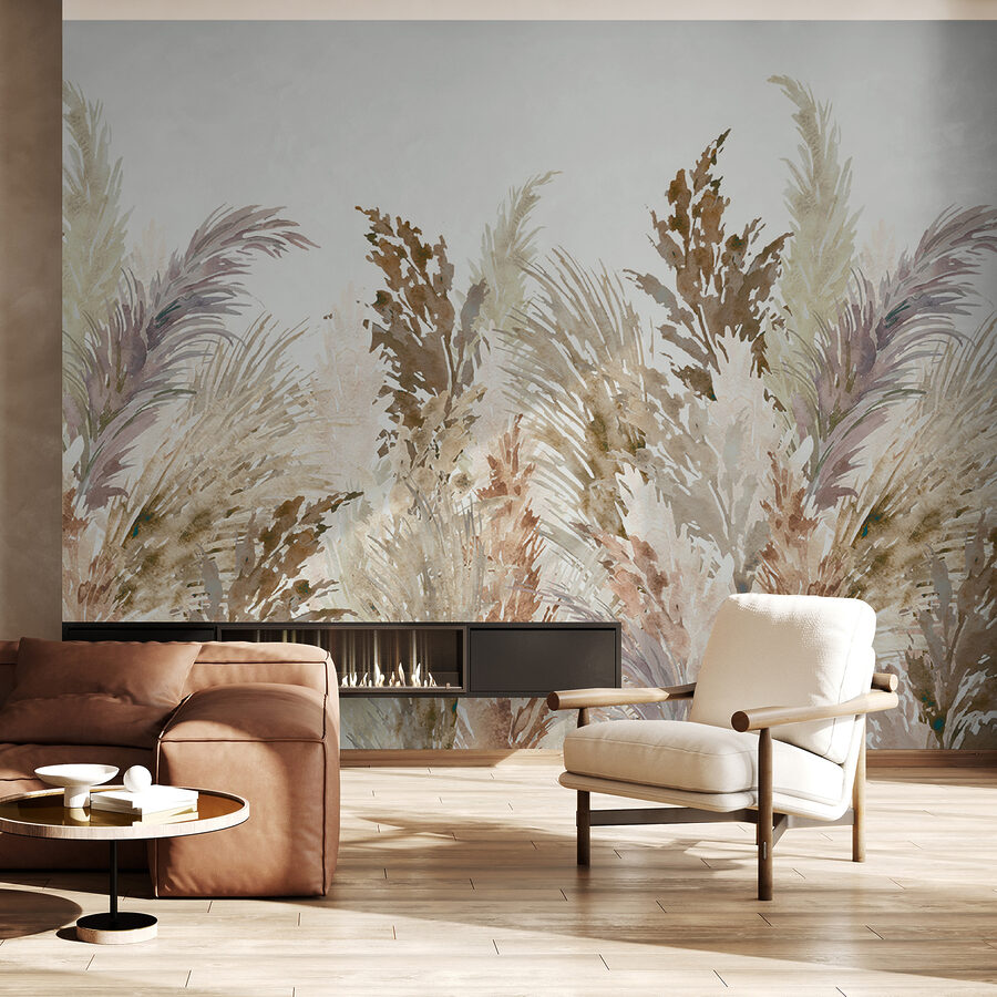 Groupe de plantes brunes et blanches