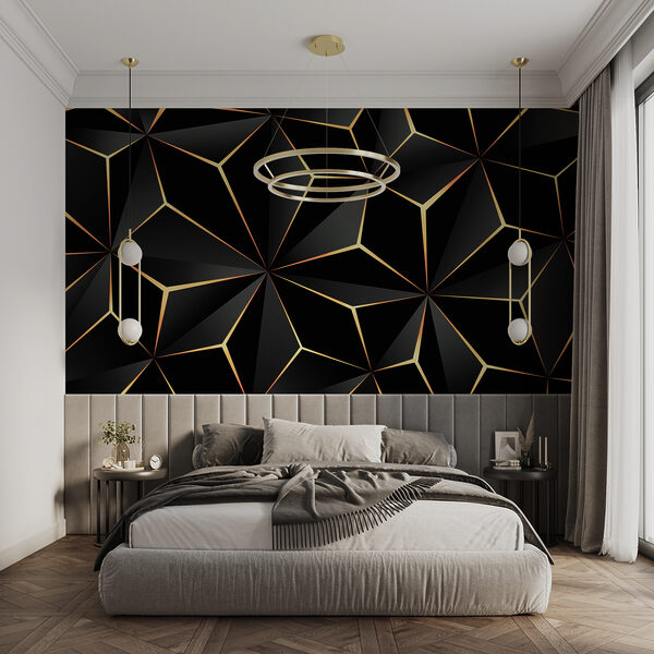 Motif triangulaire noir Motif triangulaire noir