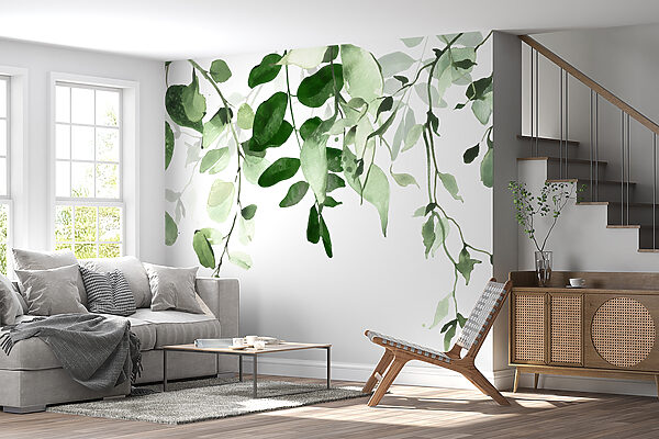 Fond élégant de feuilles vertes Fond élégant de feuilles vertes