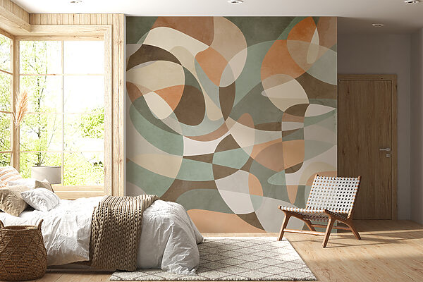 Motif coloré sur une surface Motif coloré sur une surface