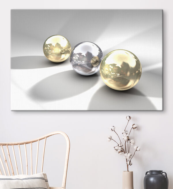 Un groupe de boules brillantes Un groupe de boules brillantes