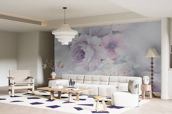 Des fleurs douces dans des tons pastel. Des fleurs douces dans des tons pastel.