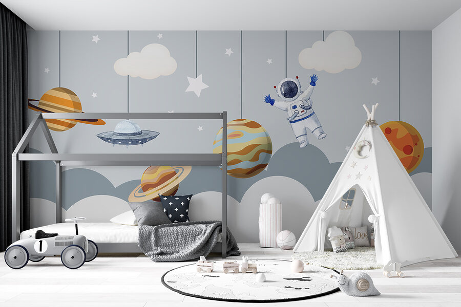 Objets spatiaux vus des nuages