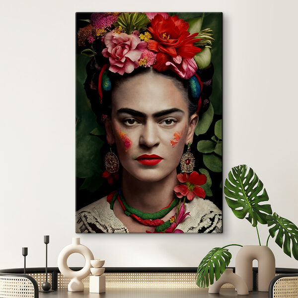 Une femme avec des fleurs dans les cheveux Une femme avec des fleurs dans les cheveux