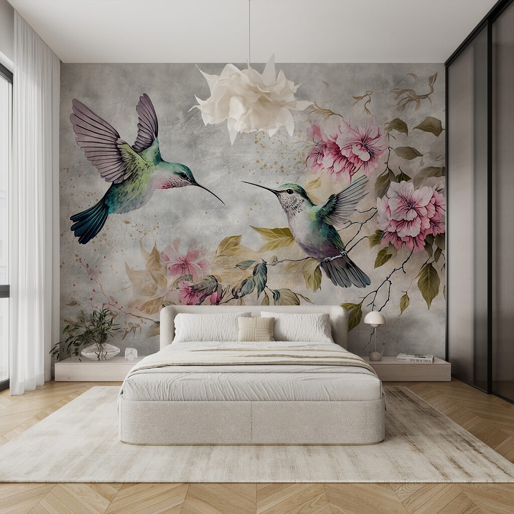 Peinture d'oiseaux et de fleurs u93994pib7ms 1024x1024 - Peinture d'oiseaux et de fleurs