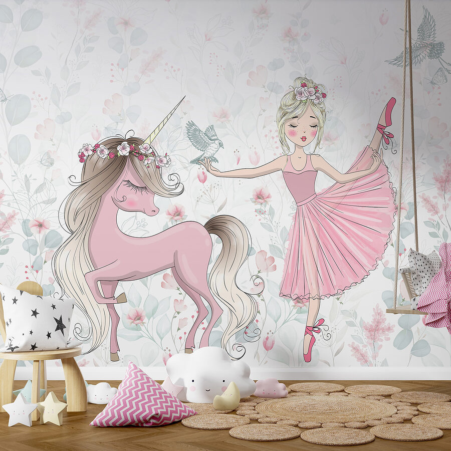 Licorne et fille