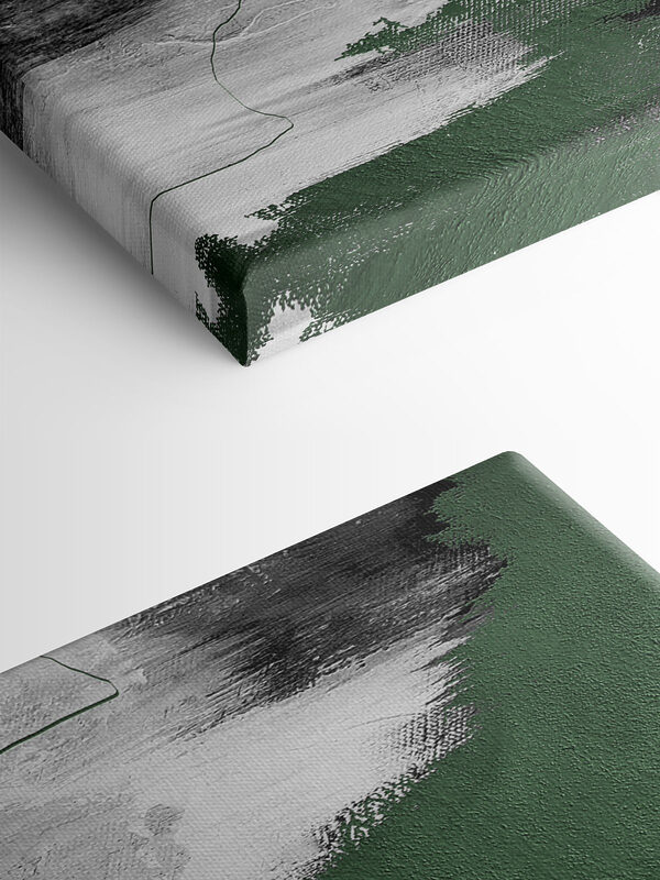 Gros plan sur une peinture Gros plan sur une peinture