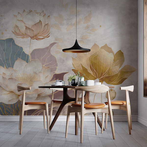 Peinture de fleurs et de feuilles Peinture de fleurs et de feuilles