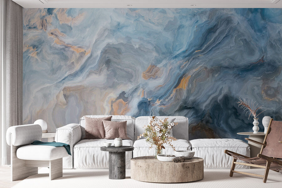 Papier peint Des tourbillons oniriques de couleurs et de textures. – Image 3