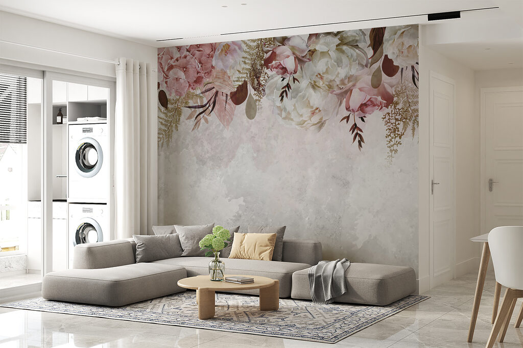 Delicate florals on a soft background