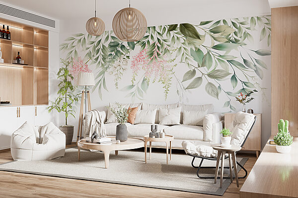 Delicate florals and lush greenery Delicate florals and lush greenery