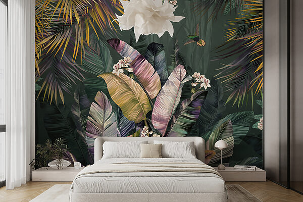 Peinture d'une plante tropicale Peinture d'une plante tropicale