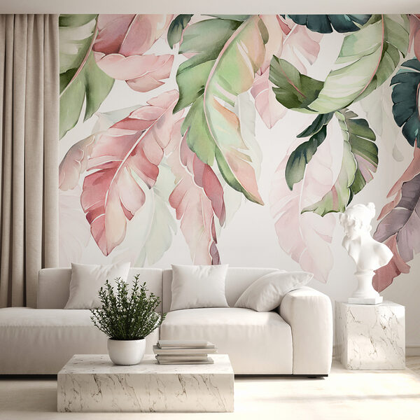Feuilles délicates dans des tons pastel. Feuilles délicates dans des tons pastel.
