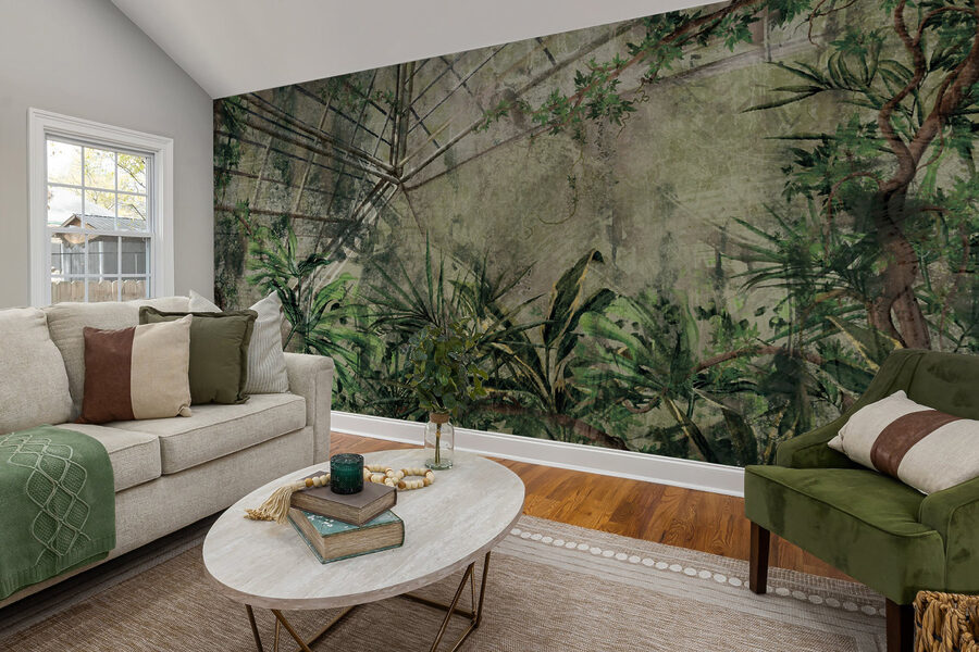 Papier peint Peinture de plantes et de végétaux – Image 3