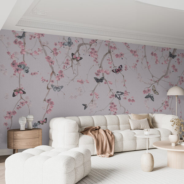 Papillons sur une branche d'arbre Papillons sur une branche d'arbre