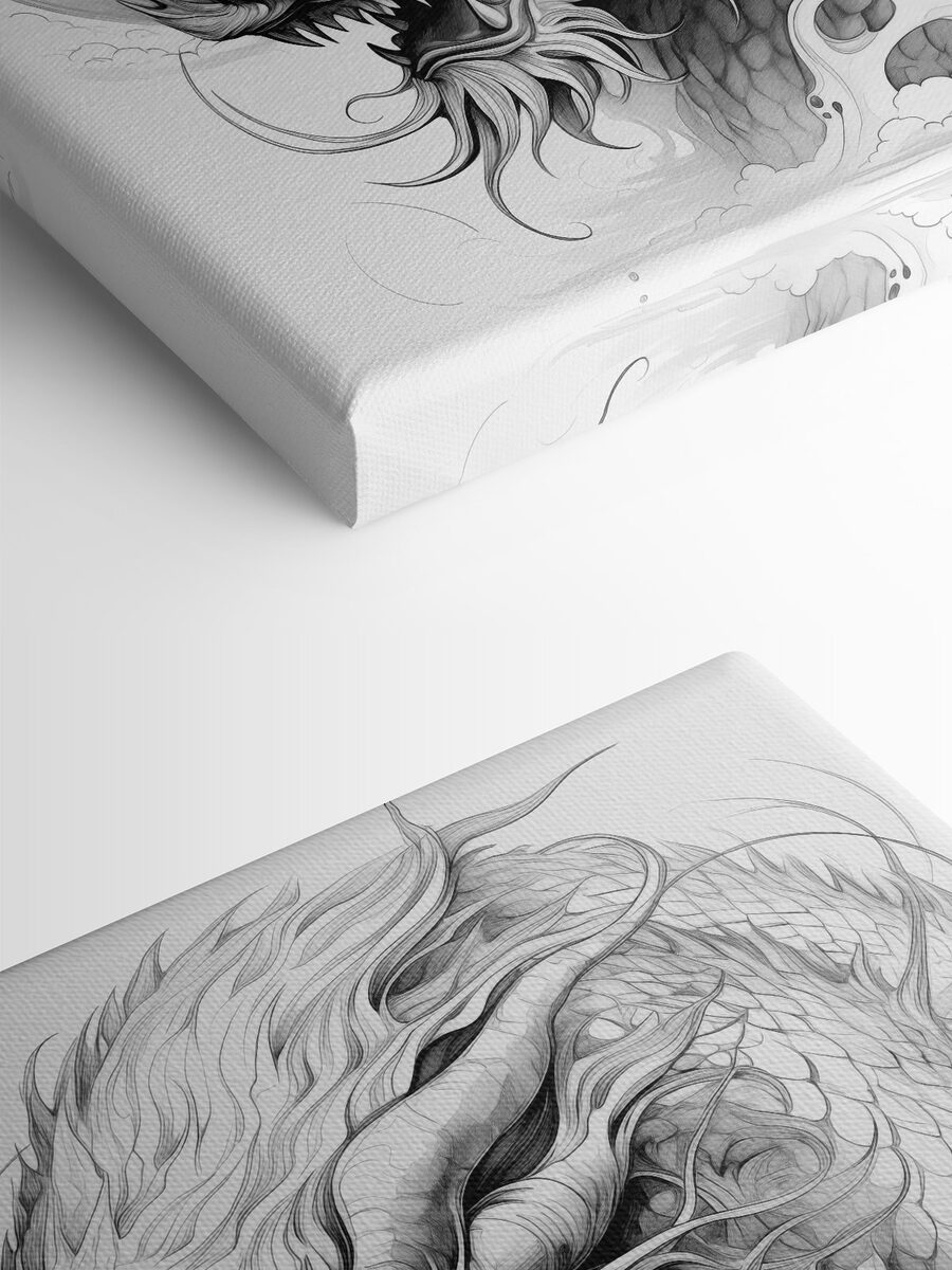 Dessin d'un dragon