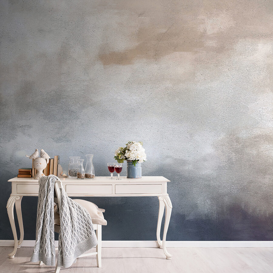 Ciel blanc et bleu