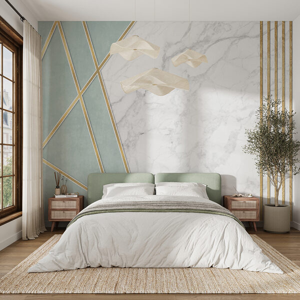Design élégant de menthe et de marbre Design élégant de menthe et de marbre